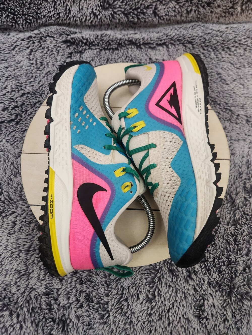 Nike Zoom Wildhorse 5 Blue Fury Running Shoes Women's Size 8 - Picture 5 of 9